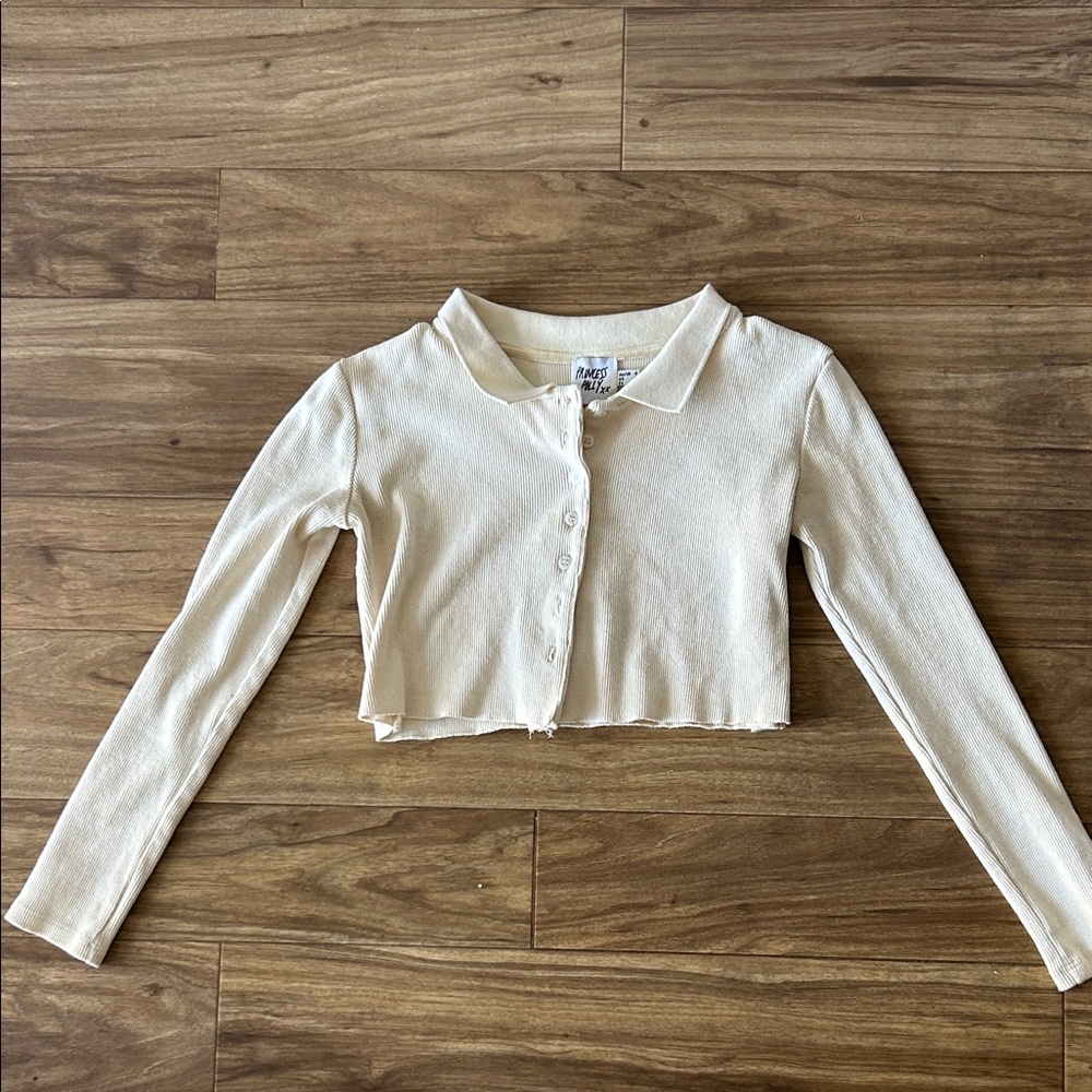 Princess Polly Long Sleeve Cropped Cardigan
